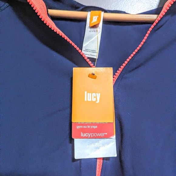 --*New w/ Tags!* Lucy Dance Workout Jacket in Bright Blue - Size XL - Picture 5 of 8
